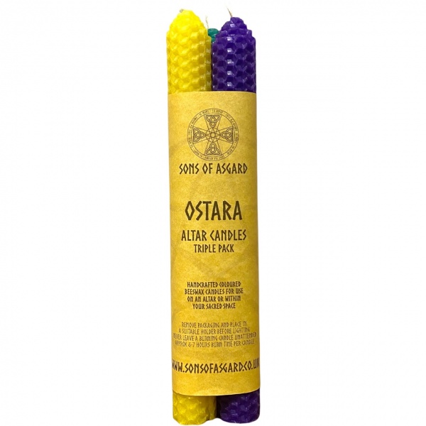 Ostara - Triple Altar Candle Pack